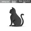 Personalized 3D Metal Cat Sticker Originality Car Exterior Decorative Sticker Car Covering Decor
