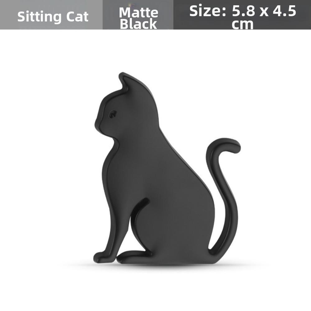 Personalized 3D Metal Cat Sticker Originality Car Exterior Decorative Sticker Car Covering Decor