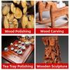 Carbon Steel Woodworking Grinding Head Carving Wood Adapter  for Woodworking Wood Grinding Carving