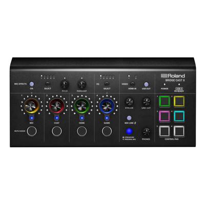 Roland BRIDGE CAST видео ЦАП XX/HDMI захват/игровой усилитель/аудиоинтерфейс/распределение/игровой микшер/Mac/Windows/распределение на 2 ПК/Bridgecast