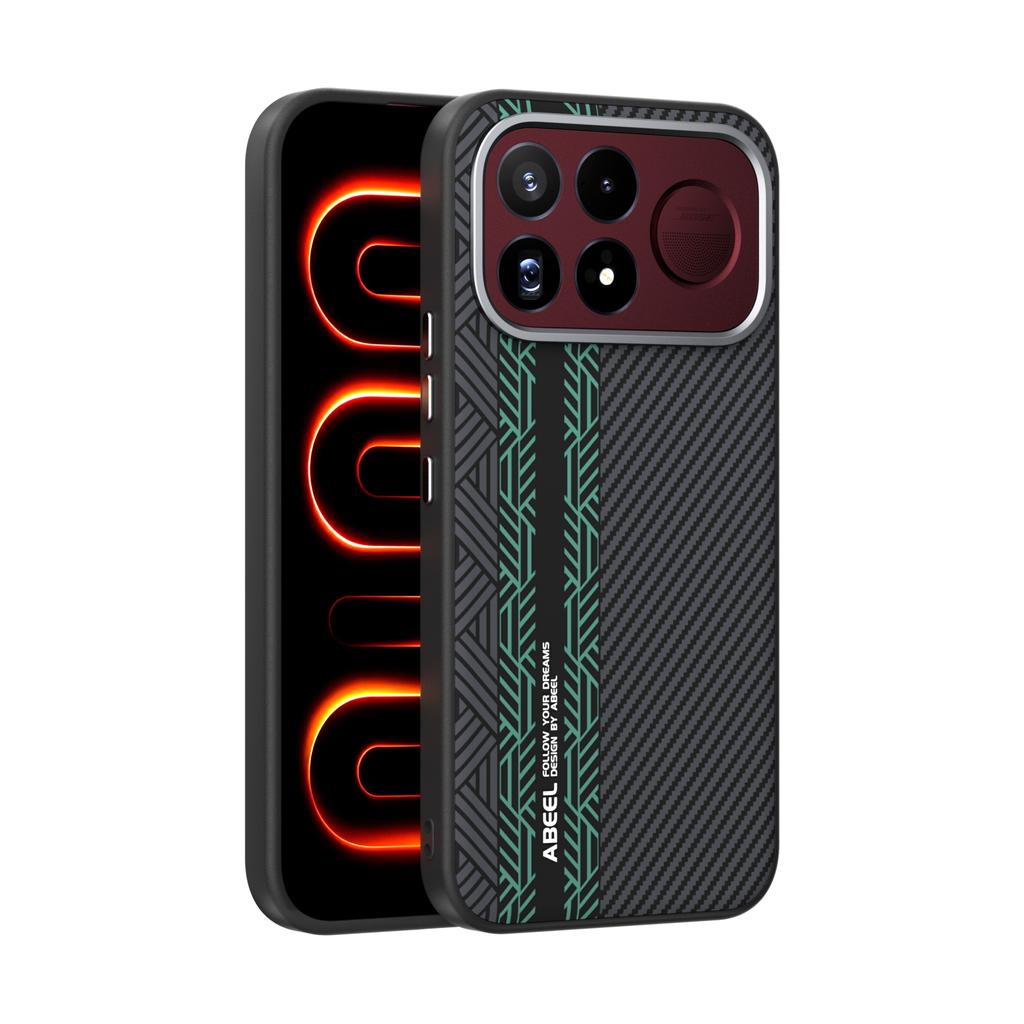 Магнитный чехол для телефона с текстурой кевлара и карбона для Xiaomi Poco F9 Ultra F8 Pro K100 Pro MAX, жесткий, ударопрочный, защитный от царапин