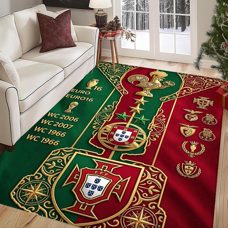 Portuguese Heritage Emblem carpet Doormat Home Decor Bathroom mat Protective pad Room