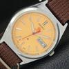 REFURBISHED SEIKO EXPO 70 6309A AUTOMATIC JAPAN MENS CREAM DIAL WATCH A427222-2 QRL-a427222