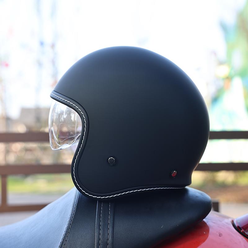 ORZ-507 Ретро шлем для мотоцикла Harley, мужской и женский полушлем, ретро круизный шлем 3/4, шлем для скутера