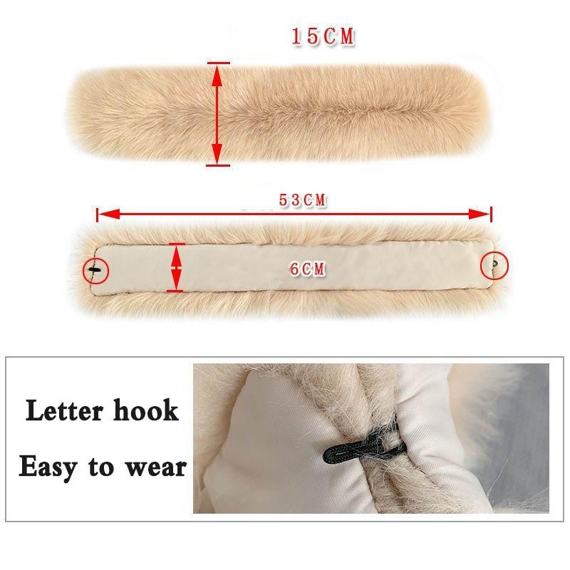 Imitation Fox Fur Collar Thick Scarf Warm Neck Protection Scarf Korean Winter Girl