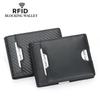 Genuine Leather RFID Multi-Function Men’s Wallet with Dollar Clip and Multi-Card Slots