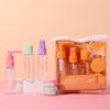 Dopamine Color Travel Set 7 Pcs 50ml Cosmetic Dispenser Bottle Portable Empty Bottle