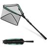 SANLIKE Landing Floating Fishing Rustling Scoop Fiberglass Ultra Compact Net, Foldable, One-Touch Net, Net, Net, Net, Handle, Extendable, 3-Level