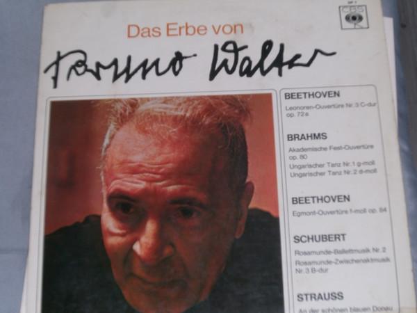 LP Record BRUNO WALTER - Das Erbe Von Bruno Walter DP1 CBS Germany Classical Used