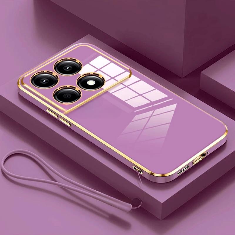 Модный чехол с покрытием для Xiaomi 15 14/13/T Pro Ultra POCO X7 X6 F6 M6 Pro 4G 5G Мягкий тонкий силиконовый противоударный чехол для телефона