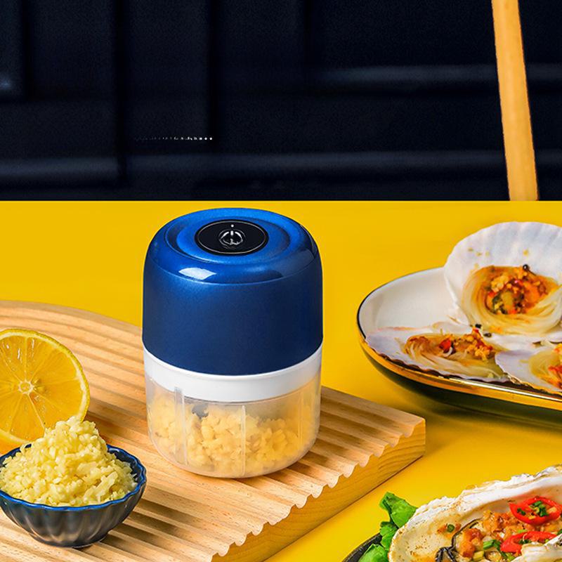 Беспроводная мини-чесночница и овощечистка: Электрическая кухонная мясорубка и мешалка