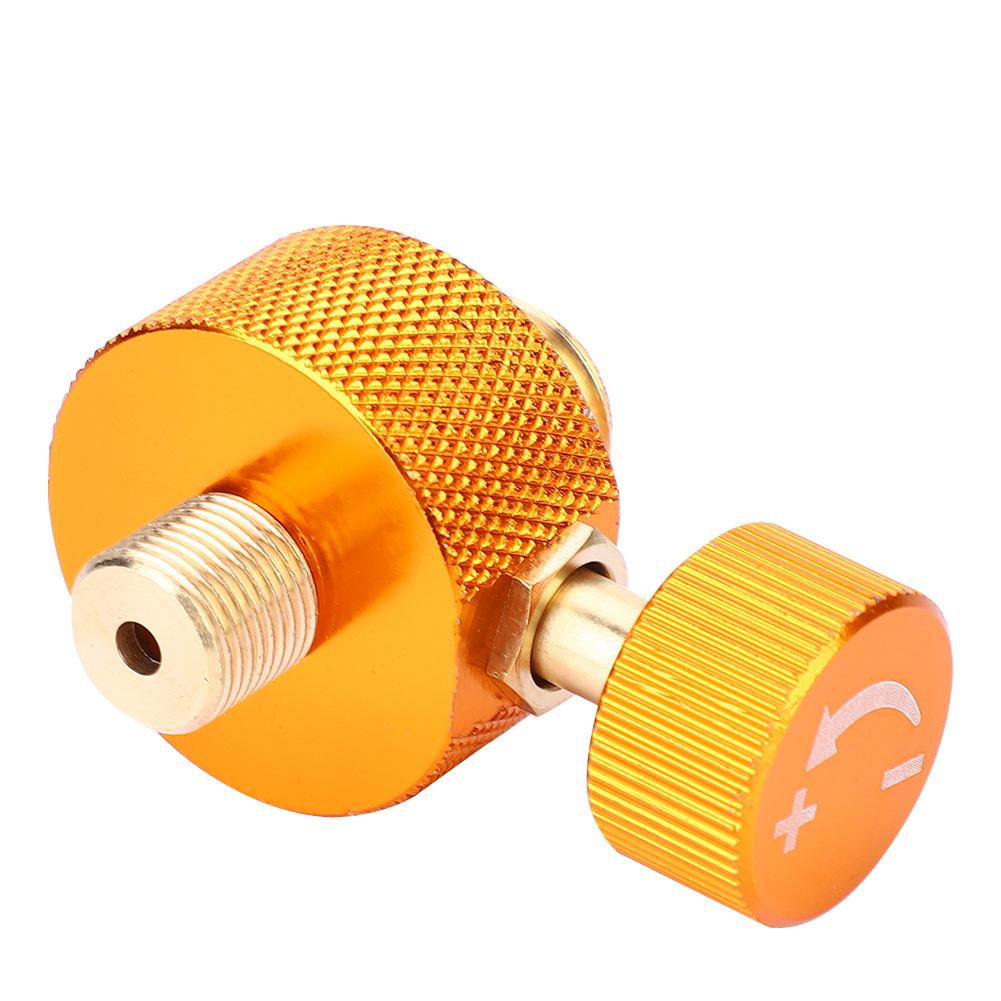 Gas Head Adapter, Metal Gas Adapter   Portable Copper Gas Cylinder Converter for Middle High Pressure Gas Converter