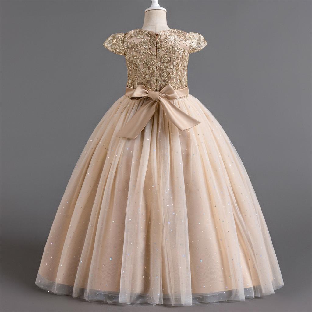 Платье принцессы для подружки невесты на день рождения, свадебное платье для маленьких девочек