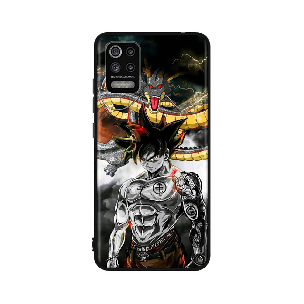 Чехол DT36 Dragon Ball для iPhone 16 15 Plus 14 13 12 11 Pro 8 7 6S 6 SE 5S X XR XS Max Realme C30 C33 C31 9I Huawei P30 черный мягкий чехол