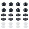 Pailvens Insulator Speaker 8 Speaker Metal Spike Stand with 16 Improves Audio Sound Quality and Black Pieces, Stand, Double-Sided Tapes,
