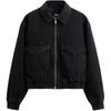 Minimalist Comfortable Versatile Casual Lapel Long Sleeve Denim Jacket Men Jackets Black 1538413-800