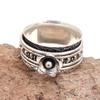 Silver Spinner Ring For Women Four Spinner Ring Fidget Silver Jewelry Ring"11"