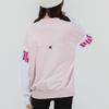Puma Power Color Blocking Crew Logo Sweatshirt Women Tops Pink 535187-16