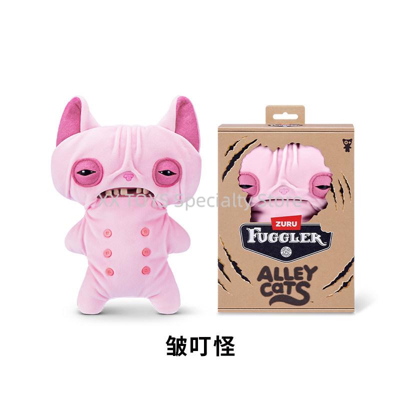 Zuru Смешные Уродливые Монстры Серия Кошки с Улицы Cheezee Мягкая Игрушка Stinkface Wrinkle Mc Stinkles Зубастый Монстр Плюшевые Мягкие Игрушки