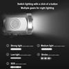 3 LED Bulbs Strong Flashlight Multi-functional USB Charging Compact Mini Portable Outdoor Fixed Focus Long Range Torch