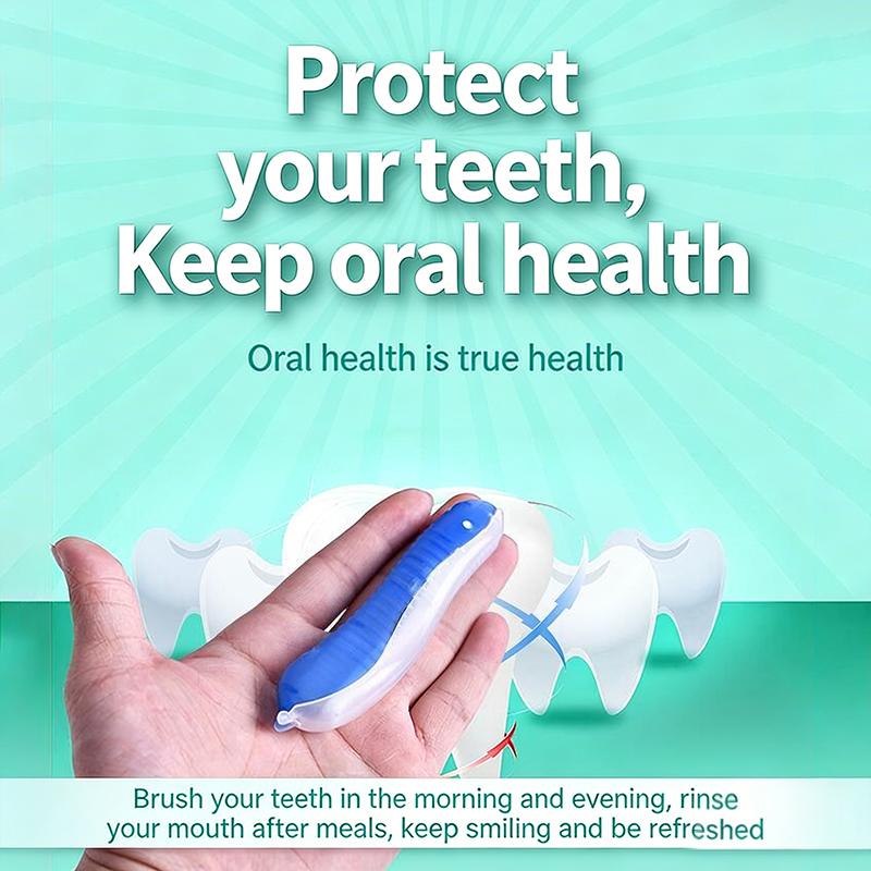 2Pcs Folding Toothbrush Set for Travel Camping Hiking Portable Compact Size Outdoor Essential
