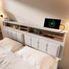 Storage Bed Double with 4 Drawers & Usb C Socket Upholstered 160x200cm Height Adjustable Headboard Slatted Frame Made of Wood (without Mattress)