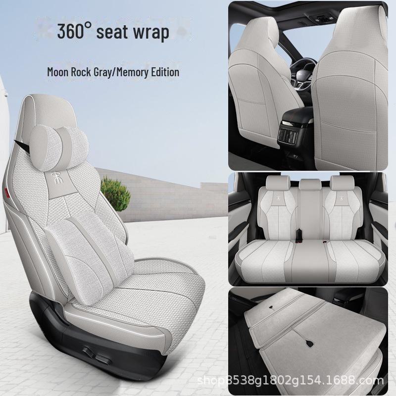 BYD Song Pro Linen Car Seat Cushion, Breathable Fabric, Full Surround, Universal for All Seasons