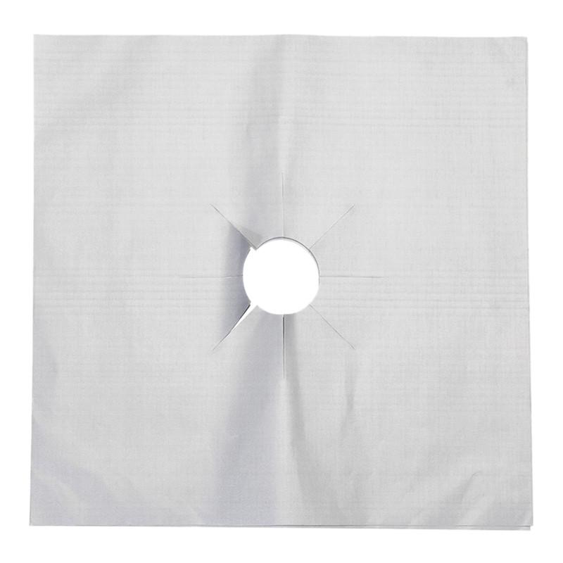1/2/4PCS Non-Stick Stove Protector Cover Liner Reusable Aluminum Foil Kitchen Cover Protective Foil Kitchen Gadget