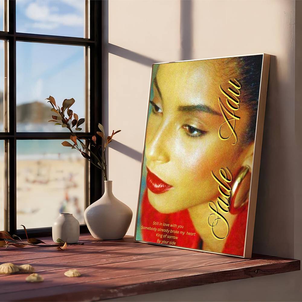 Известная певица Sade Винтажная серия Качественные отпечатки и плакаты Водонепроницаемая бумага Наклейки Плакаты и наклейки для кофейни и бара