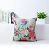 Elegant Vivid Flower Floral Plants Linen Pillow Case Decorative Cushion Cover 18