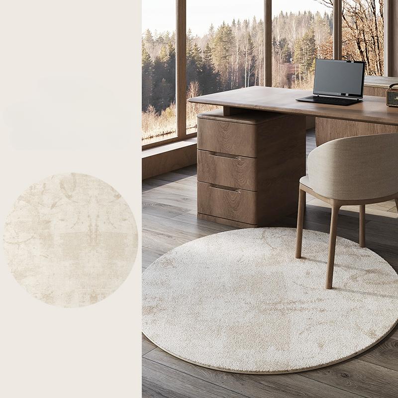 Light Luxury Carpets for Living Room Fluffy Soft Living Room Decoration Round Carpet Thickend Plush Lounge Mat Home Washable Rug