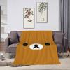 Blanket Cartoon For Soft Cute Throw Blanket R-Rilakkumas-s for Picnic Bed Sofa Home Bear Bedroom Cozy Warm Comfortable