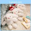 Rabbit Plush Toy Bag Pendant Cute Plush Backpack Ornament Keychain Christmas