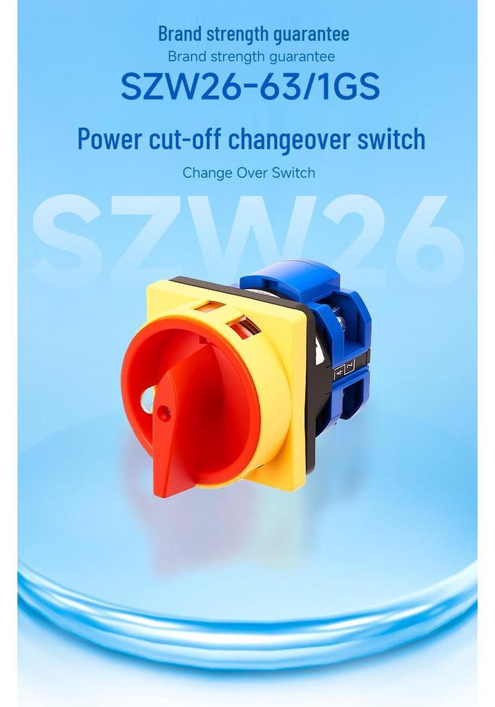 Zhuochao SZW26-63/1GS ON-OFF Two-Position Power Disconnect and Changeover Switch