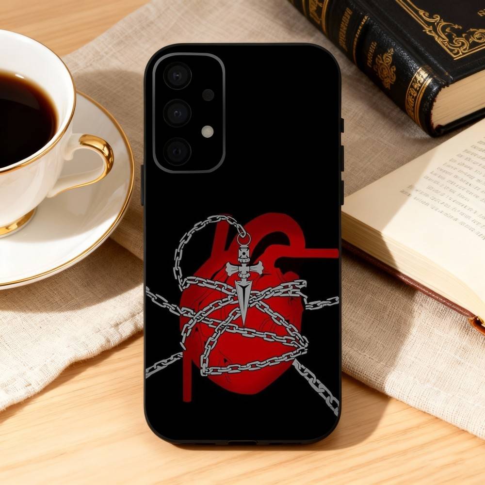 K-Kurapika H-Hunterpedia-A Чехол для телефона Samsung Galaxy A73,A72,A71,A70,A53,A52,A51,Мягкий силиконовый черный чехол