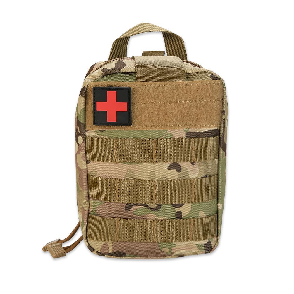 Военная сумка для первой помощи для выживания на открытом воздухе, сумка для альпинизма и скалолазания (маскировка)