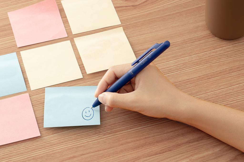 Шариковая ручка Pentel Calme Синяя 10 Масляная ручка, 0,7 мм, Чернила, Ручки, BXA107C-C