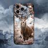 Deer Hunting Camos For iPhone 12,16,11,14,15,17,13,X,Mini,SE,XS,Plus,Pro Max,8,7,XR,Soft Silicone Black Case