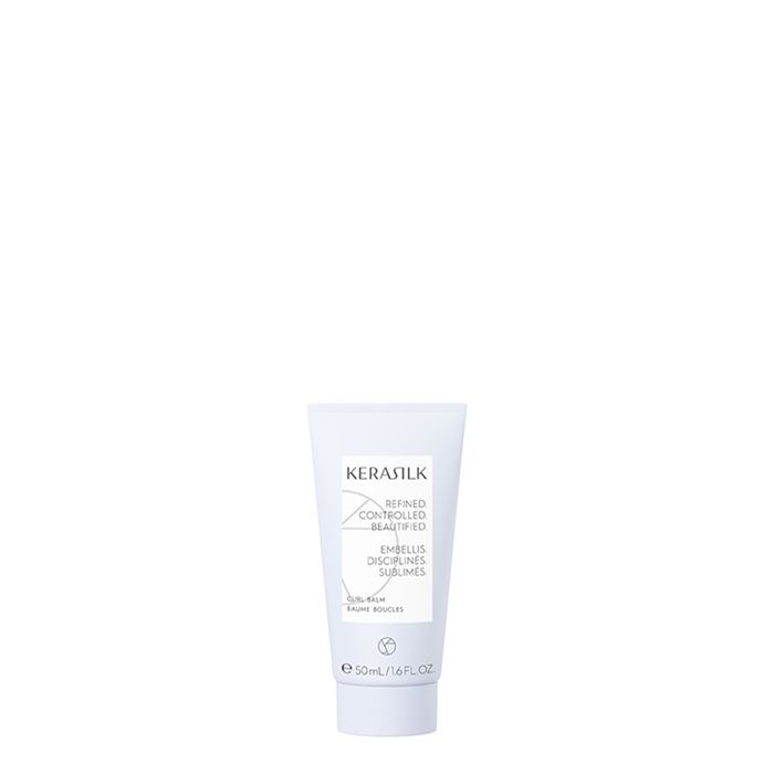 Soin sans rinçage - KERASILK - Curl Balm 50ml - Cheveux bouclés - Brillance naturelle - Protection chaleur
