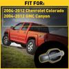 Exterior Left Rear Door Handle for 2004-2012 Chevrolet Colorado GMC Canyon EOA