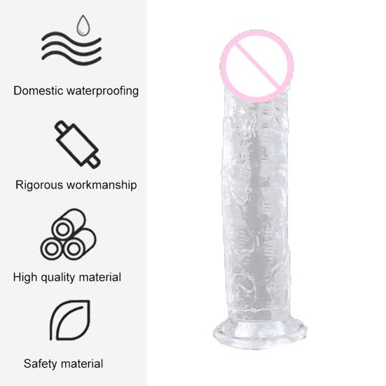 Женский секс-дилдо, мягкая резиновая имитация дилдо, женский массаж точки G, стимуляция, анальный массажер, секс-игрушки для пар, товары для взрослых