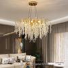 Villa French Luxury Crystal Chandelier - Elegant Branch Design for Living Room and Bedroom