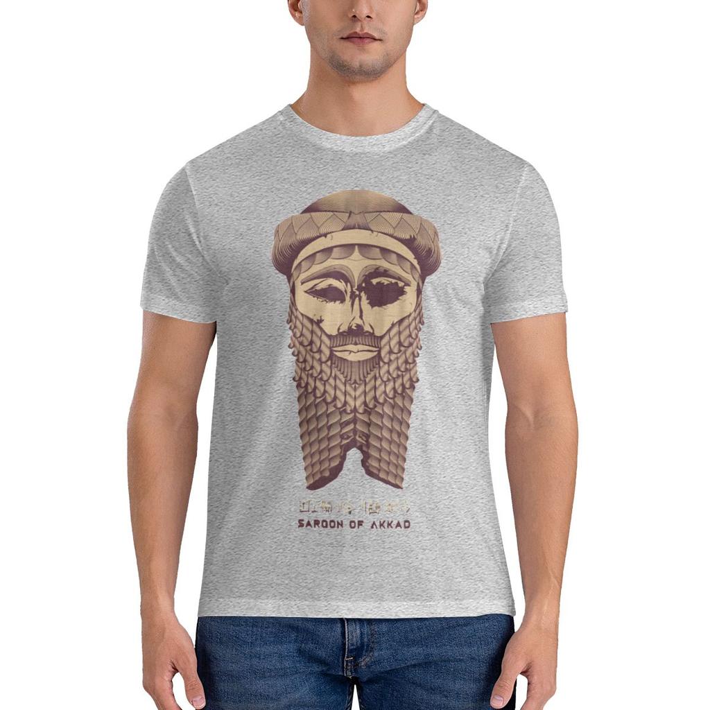 Unisexs Tshirts Sargon Of Akkad Funny Cotton Tee Shirt Short Sleeve Marduk Patron Saint T Shirts Crew Neck Tops Summer
