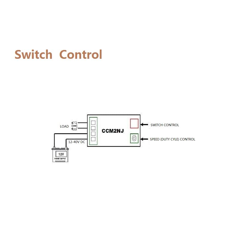 Регулятор скорости двигателя DC12V-40V Реверсивный переключатель управления реверсом CCM2NJ PWM