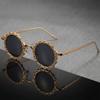 Woman Men'S Sunglasses, Retro Circular Frame Glasses, Unique Individual Fashion Style, Ideal for Outdoor Events and Parties,