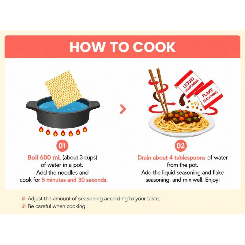 Samyang Buldak Rose Hot Chicken Stir Fried Ramen 140g x 4