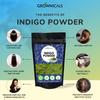 Порошок Grownicals Pure Indigo для окрашивания волос