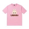 Labubu Printed Cartoon T-shirt Short-sleeved Casual Men and Women