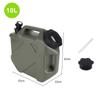 10/12L Water Bucket Portable Outdoor Camping Water Bag Container Large Capacity Car Water Tank with Faucet for Hiking Picnic