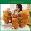 Chick Capybara Animal Dress Up Plush Doll Kids Birthday Gift Decoration Home